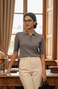 Portrait of the author featured on the About page of the website